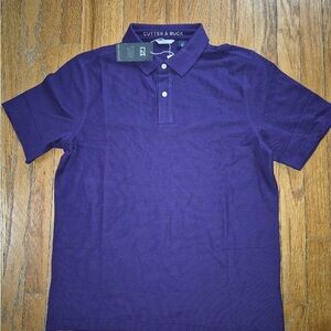 Cutter & Buck Men's Deep Purple Polo